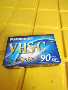 Panasonic TC-30 VHS-C Super High Grade 90Min Neu Videokamera Band - Bild 1 von 2
