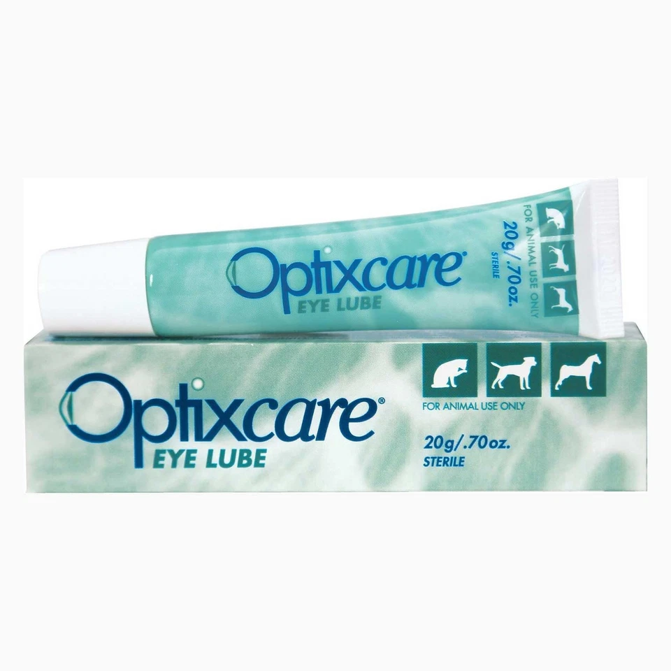 Optixcare Eye Lube, Clear Gel 20g Tube for Dogs & Cats - Image 1 of 1
