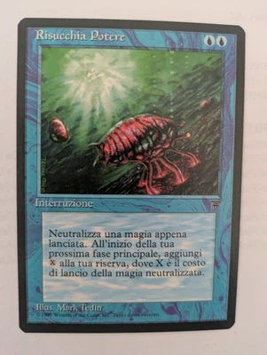 Italian Mana Drain Legends MTG NM Free shipping with tracking - Image 1 of 2