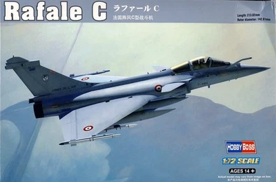 Hobbyboss Dassault Rafale C 7-HH 330-EC 1:72 Model Kit France Luftwafe - Image 1 of 2