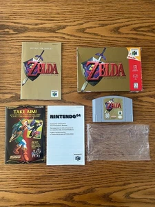Nintendo 64 N64 Authentic Zelda Ocarina of Time CIB - Bild 1 von 5