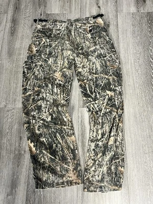 Vintage Guide Gear Woodland Camo Camouflage Belted Cargo Pants Size Medium - Image 1 of 4