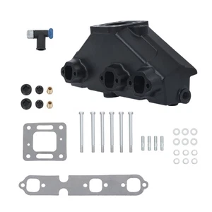New Marine Exhaust Manifold For MerCruiser GM V6 175 185 205 262 4.3L W/ Gasket - Foto 1 di 21