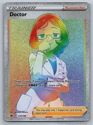 Doctor (Secret) 214/198 SWSH06: Chilling Reign Holo NM - Image 1 of 4