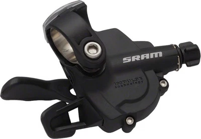 SRAM X4 Trigger Shifter - Rear Only, 8-Speed, Includes 2200mm Shift Cable, Black - Image 1 of 2