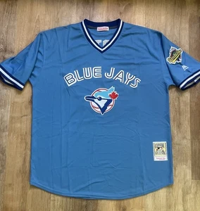 Toronto Blue Jays Jersey Joe Carter #29 Powder Blue 92 Pullover V-Ausschnitt 2XL XXL 52 - Bild 1 von 18