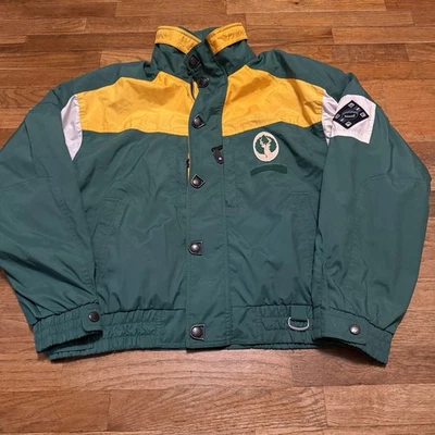 Chaqueta de invierno de esquí de nailon Marker vintage años 90 para hombre mediana multicolor Foto 1 de 4