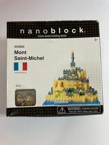 Nanoblock Micro-Sized Building Blocks Mont Saint-Michel France Unopened Box - Picture 1 of 11