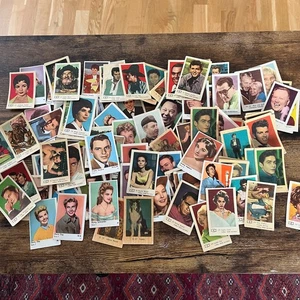 Vintage 1950s-60s Trading Card Lot (100) Dutch Gum Sinatra, Hepburn, Brando - Picture 1 of 4