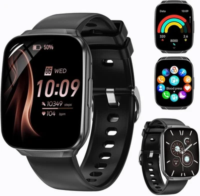 1.83" Smart Watch For Men/Women (Answer /Make Call) Fitness Tracker Waterproof - Image 1 of 4
