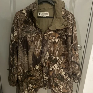 columbia camo gefütterte Jacke mit Hoodie Gr. 3xl - Bild 1 von 5