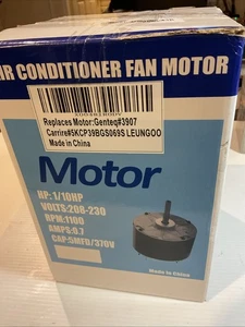 Condenser Fan Motor 1/10HP 1100RPM 208-230V 5KCP39BGS069S 5KCP39BGY915S - Picture 1 of 11