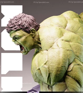 Increíble Hulk ¡Increíble detallado! ¡Impreso en 3D! ¡Pintado o sin pintar! - Imagen 1 de 10