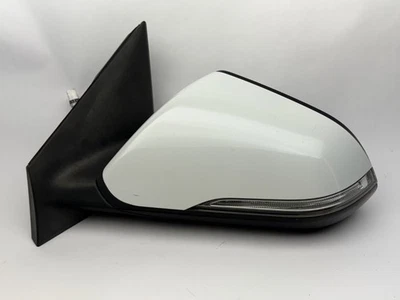 2015-2017 Hyundai Sonata Driver Left Mirror power turn blind spot Quartz White - Image 1 of 4