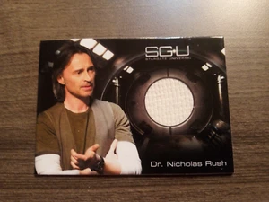 2010 Rittenhouse Stargate Universe Robert Carlyle Costume Swatch Patch SG*U Card - Picture 1 of 2