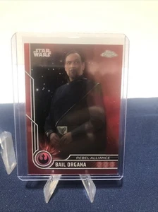 Star Wars Bail Organa Red Refractor 2/5 Rare 2023 Topps Chrome - Picture 1 of 9