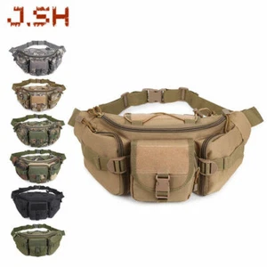 Sport Tactical Men Waist Bag Pack Pouch Military Hiking Camping Belt Bag Pouches - Picture 1 of 19