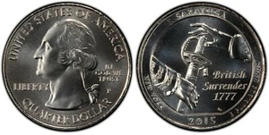 2015-P Saratoga New York National Parks NP 25C Quarter Philadelphia mint NPP30 - Picture 1 of 1