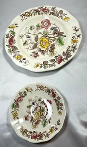 Wedgwood Windermere Dinner Plate With Saucer Both Chipped - Picture 1 of 8