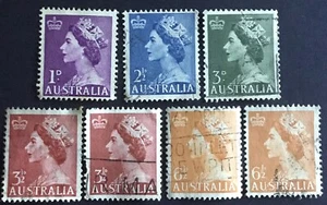 1953 Queen Elizabeth II Definitives Inc No Watermark Set Used From Bulk Estate - Picture 1 of 1