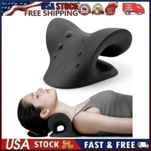 Neck and Shoulder Relaxer, Cervical Traction Device for TMJ Pain Black - Picture 1 of 13