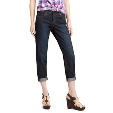 Kut From The Kloth Bardot Crop Skinny Boyfriend Jean, Dark Wash, 24W