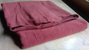 red-brown woven texture upholstery fabric heavy duty 32" x 39" finished edges - Picture 1 of 9