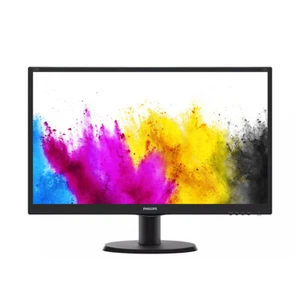 Philips 243V5L - 61,0 cm (24") IPS + LED - Schwarz - Sehr Gut - Afbeelding 1 van 2