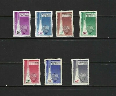 ''NEW YORK WORLD"S FAIR'' SC521-27 1964-65 CONGO, DEMOCRATIC REP . {7} - Image 1 of 2