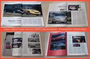 Opel Calibra Turbo 4x4 mit 204PS Literaturpaket - 8 komplette Zeitschriften