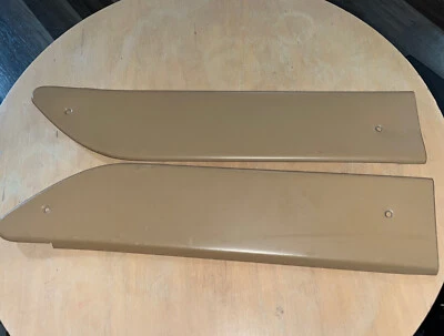 1984 Ford Econoline Van Upper Interior Door Molding Metal Tan Foto 1 de 4