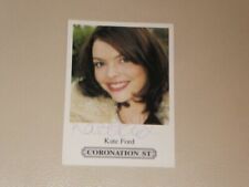 Signed Cards Coronation Street Collectable Autographs