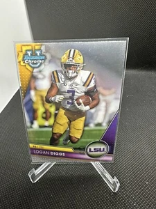 2023 Bowman U Chrome Logan Diggs #161 Football Card LSU Tigers - Picture 1 of 2