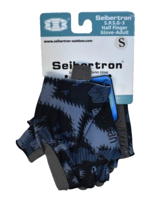 S.P.S.G-3 Unisex Fingerless UPF100+ Sun/UV Protection Cyclaing Glove Gray Small - Image 1 of 4