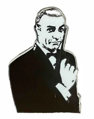 JAMES BOND PIN BADGE 007 SEAN CONNERY SOUVENIR COS PLAY FREE UK 48HR POST