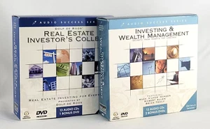 2 Audio BOX SETS: REAL ESTATE COLLEGE INVESTING WEALTH MANAGEMENT *NEW & SEALED* - Picture 1 of 8