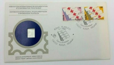 Busta Primo Giorno Circolazione Roma Italia Lingotto Argento Ed. Limitata - Immagine 1 di 3