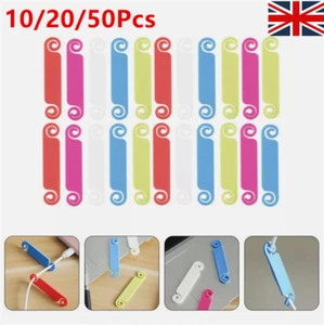 10-50x Cable Identification Marking Tags Multicolored Cable Labels Wire Tags UK - Picture 1 of 26