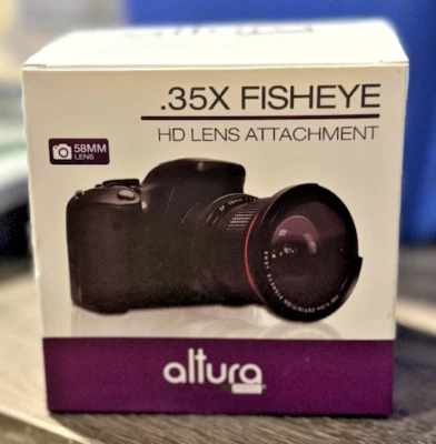 Lente roscada súper macro ojo de pez Altura Photo 58 mm MC HD 0,35x Foto 1 de 2