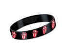 offiziell Armband The Rolling Stones band logo Tongue Nue 24mm Rubber Size