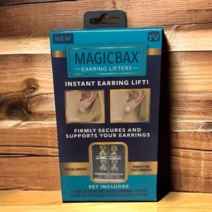 Magic Bax Ohrringheber - 2 Paar verstellbare hypoallergene Ohrringheber - Bild 1 von 4