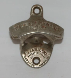Apribottiglie vintage aperto qui da parete Starr X Brown Co. #204 - Foto 1 di 3