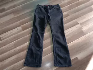 wrangler women's size 7/8X30 (Actual SZ 30X29) black bootcut jeans. - Picture 1 of 14