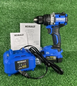 Kobalt - 24v Max Brushless 1/2-in Drill/Driver Kit - 4913878 4.0 Battery NEW - Picture 1 of 11