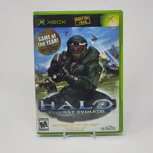 Halo: Combat Evolved CE (Xbox originale) gioco dell'anno CIB COMPLETO E TESTATO - Foto 1 di 3