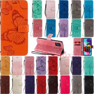 For Samsung A10s A20 A30s A40 A50 A70 A21s Wallet Card Holder Leather Case Cover - Image 1 of 4