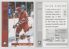 2006 In the Game-Used International Ice Signature Series Peter Stastny #92 HOF