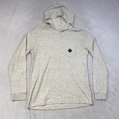 Sudadera con Capucha RVCA Para Hombre Talla Mediana Ligera Avena Beige Bolsillo en el Pecho Foto 1 de 4