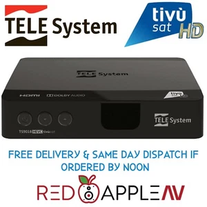Telesystem TS9018 HD DVB-S2 Sat Decoder & Updated Tivusat HD Card** - Picture 1 of 11