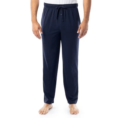 Nuevo con etiquetas Pantalón para dormir tejido jersey azul marino Fruit of the Loom para hombre M 32-34 Foto 1 de 4